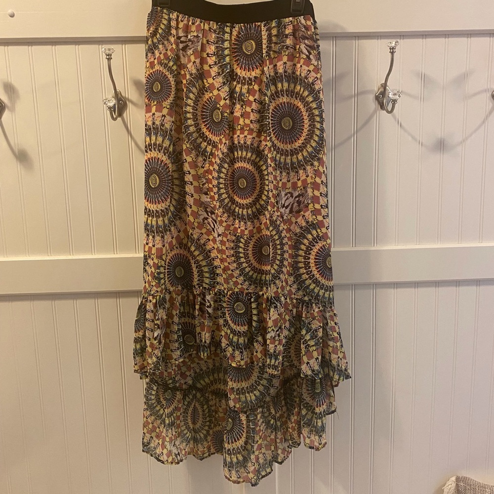 Bohemian print skirt